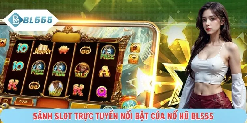 Không gian slot hiện đại với hiệu ứng sinh động